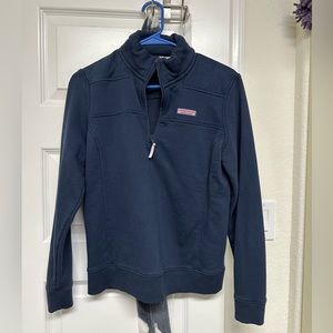 Women’s Vineyard Vines 3/4 zip pullover.  Navy. Gently used.